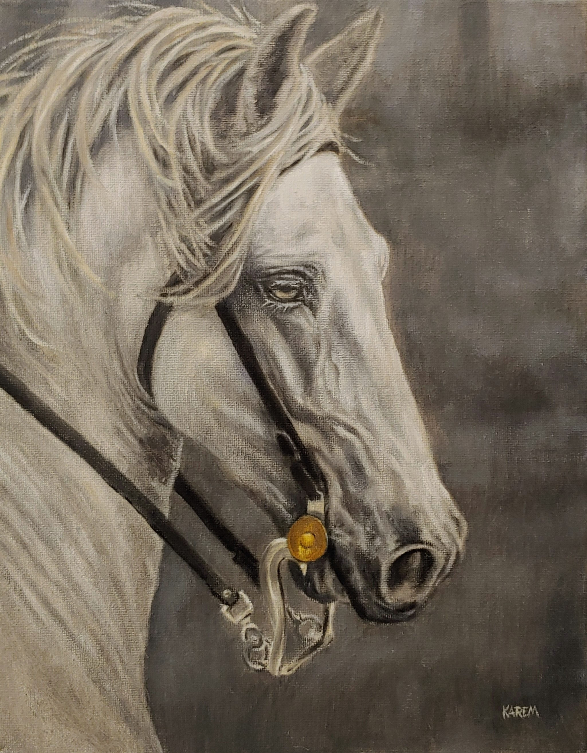 LR White Horse - Private Collection