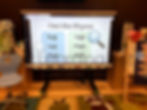 Smart board with rhyming words