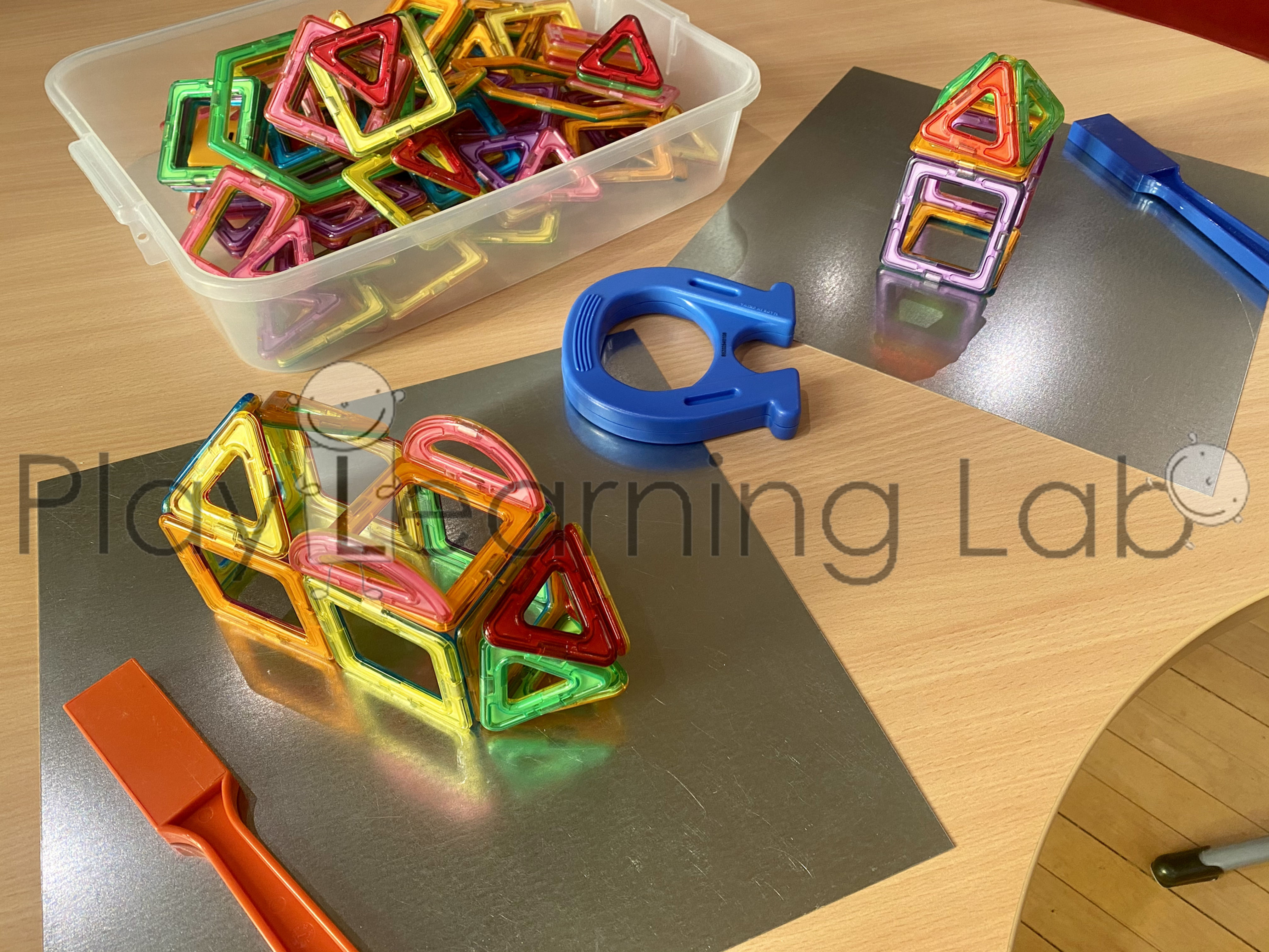 Building With Magnetic Blocks