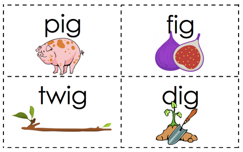 Rhyming Words Match Up | playlearninglab