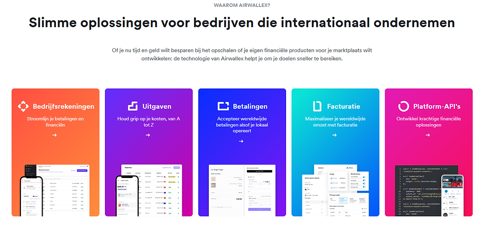 Airwallex biedt een compleet financieel platform voor bedrijven die wereldwijd ondernemen:
