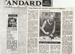 This young lady means business