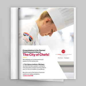 Detroit: The City of Chefs, Program Ad, 2024