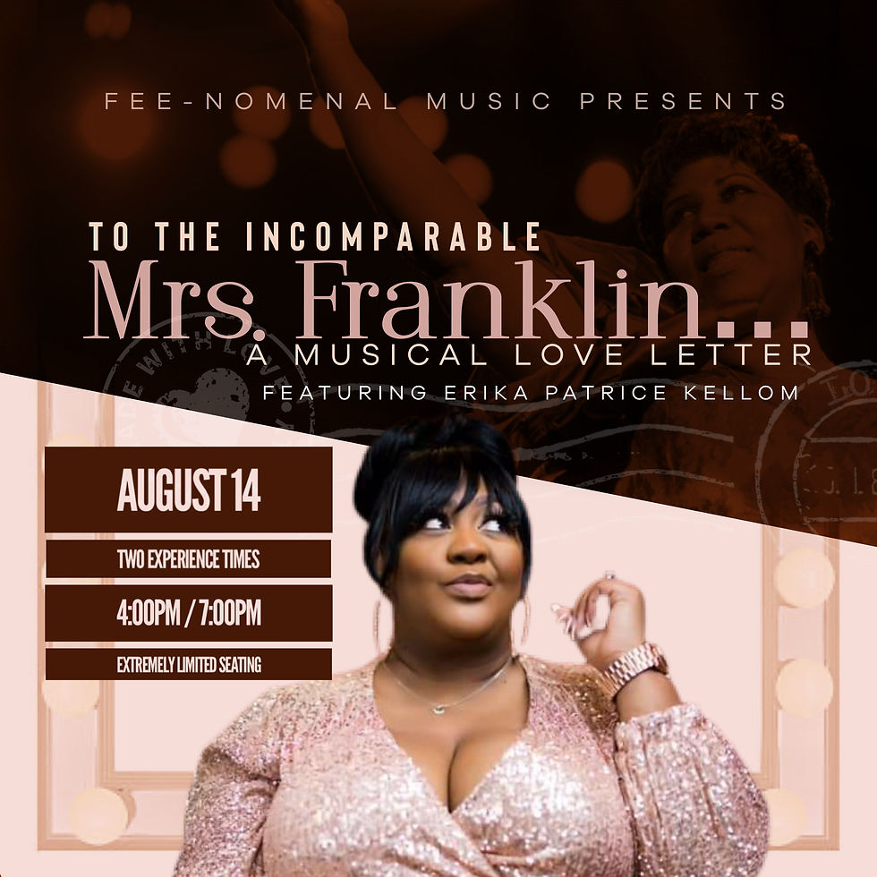 To The Incomparable, Mrs. Franklin: A Musical Love Letter