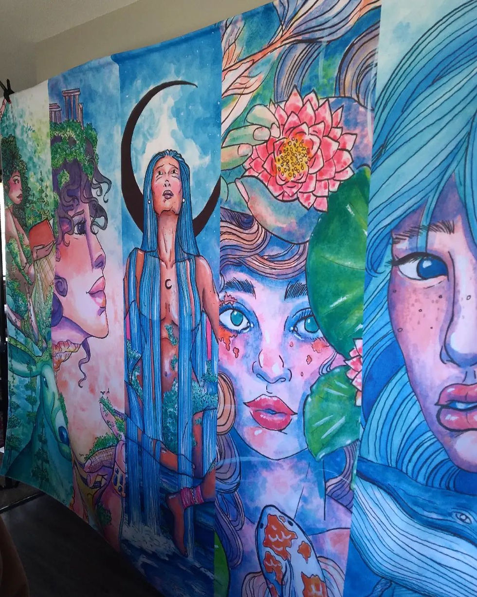 Thumbnail: Women of the Earth Tapestry