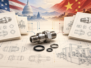 Patent diagrams and mechanical parts for US and China unity guide.