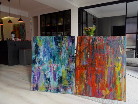 Arte abstracto: Explorando la profundidad emocional en Kolors by Daphne