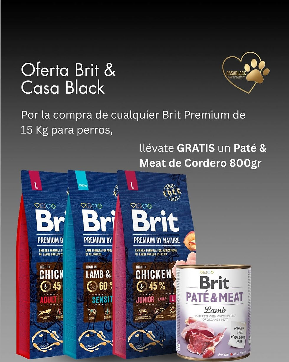 Combo Brit Premium by Nature + Paté Meat & Lamb | Comida para perros