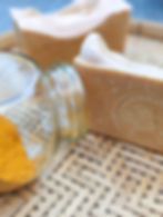 Natural turmeric soap for healthy and glowing skin