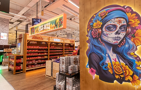 Tex mex department in a retail store
