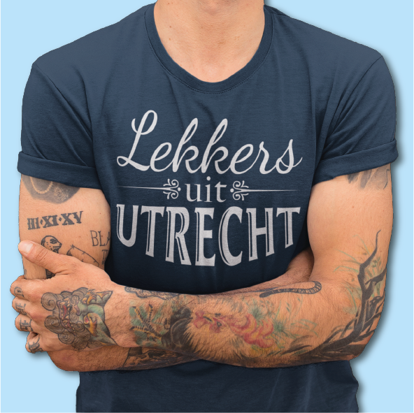 UTRECHT T-shirt Lekkers Wit Heren.png