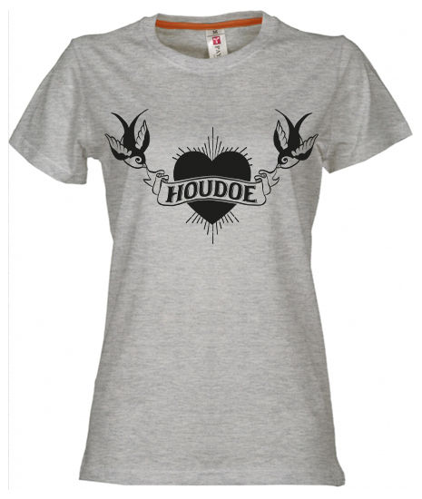 HOUDOE T-Shirt Zwaluw Zwart op Grijs.jpg