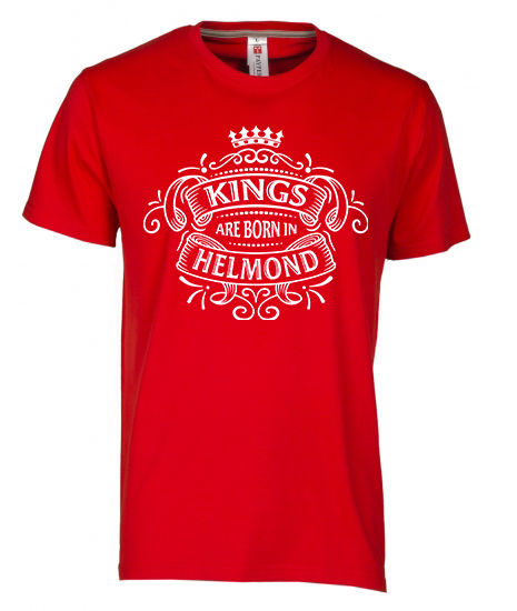 T-shirt HELMOND Kings Wit Heren