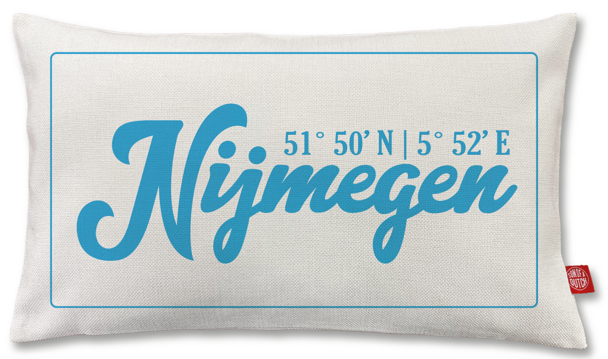 NIJMEGEN Kussen Licht Blauw