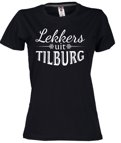 Thumbnail: T-shirt TILBURG Lekkers Wit Dames