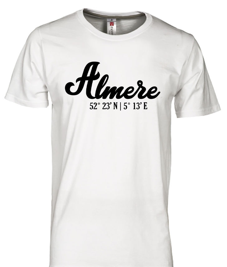 Thumbnail: T-shirt ALMERE Co Zwart Heren