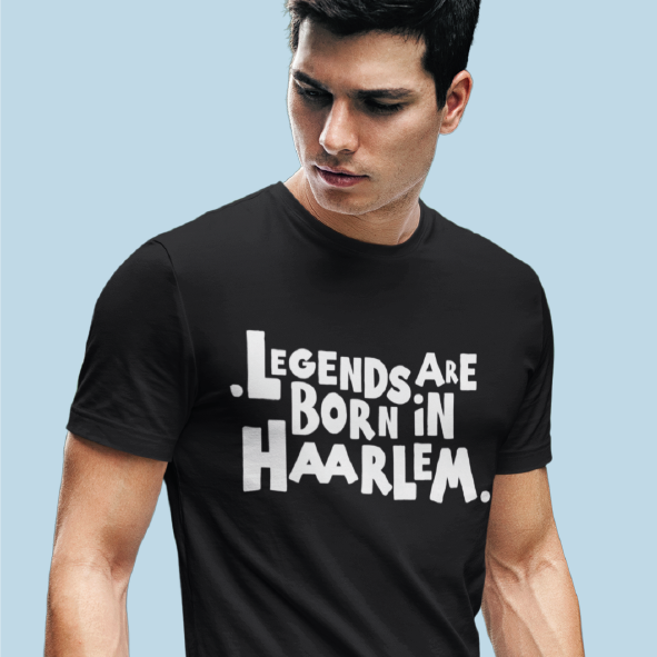 Thumbnail: T-shirt HAARLEM Legends Wit Heren