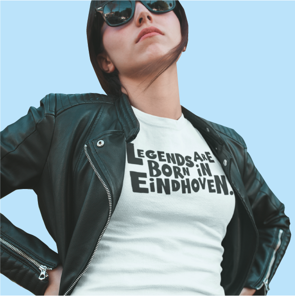 Thumbnail: T-shirt EINDHOVEN Legends Zwart Dames