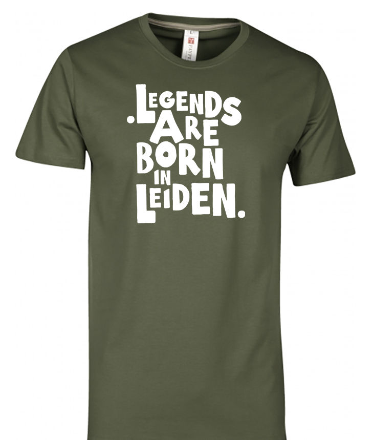 Thumbnail: T-shirt LEIDEN Legends Wit Heren