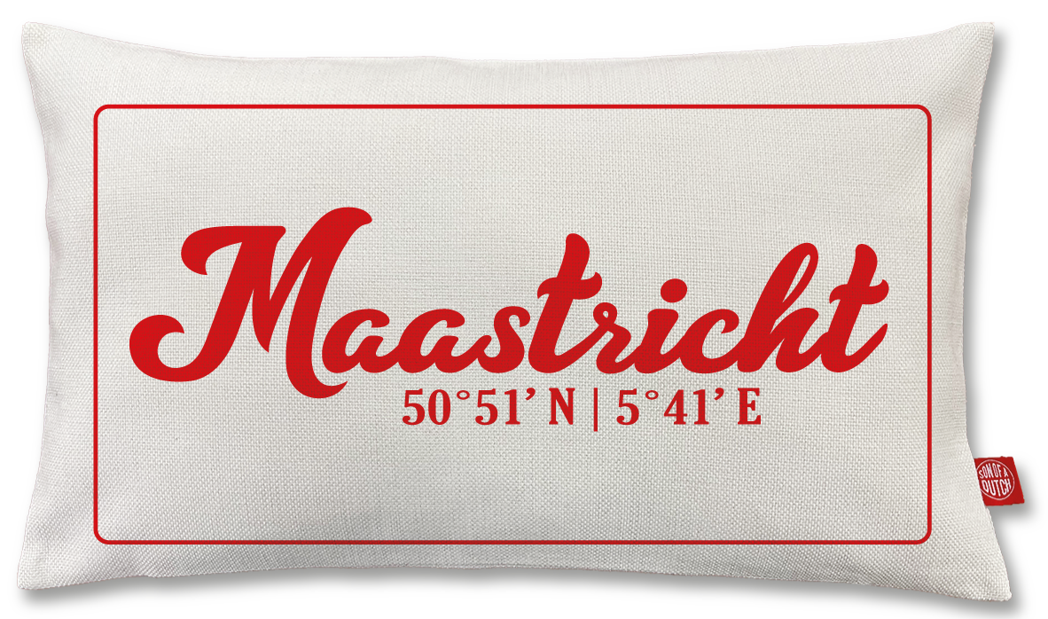 MAASTRICHT Kussen Rood