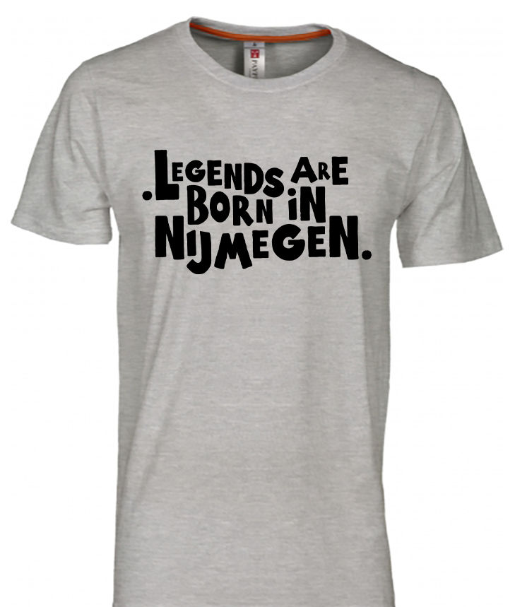 Thumbnail: T-shirt NIJMEGEN Legends Zwart Heren