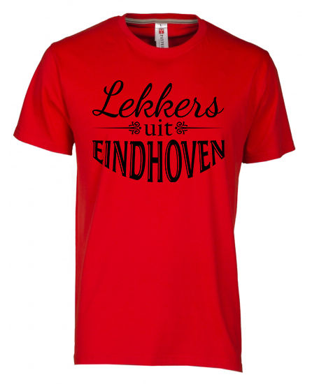 Thumbnail: T-shirt EINDHOVEN Lekkers Zwart Heren