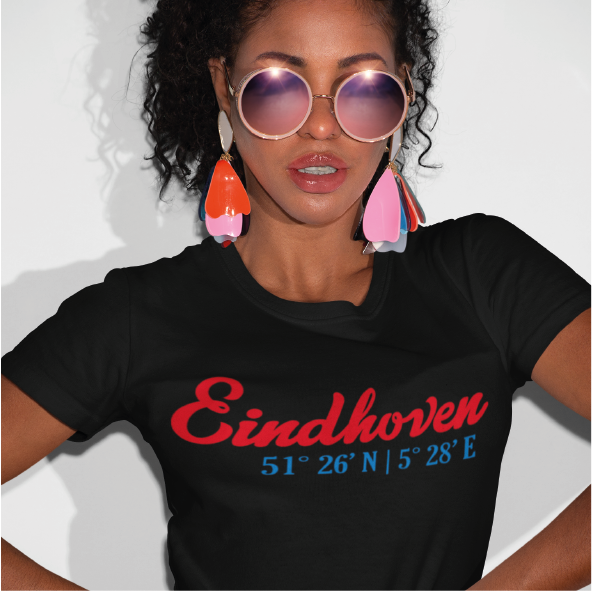 Thumbnail: T-shirt EINDHOVEN coördinaten Multi Dames
