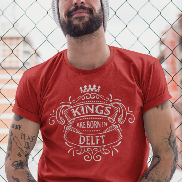 DELFT T-shirt Kings Wit Heren.png