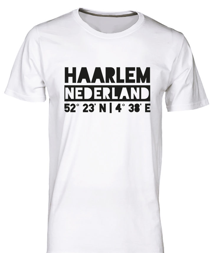 Haarlem T-shirt NL Zwart op Wit Heren.jpg