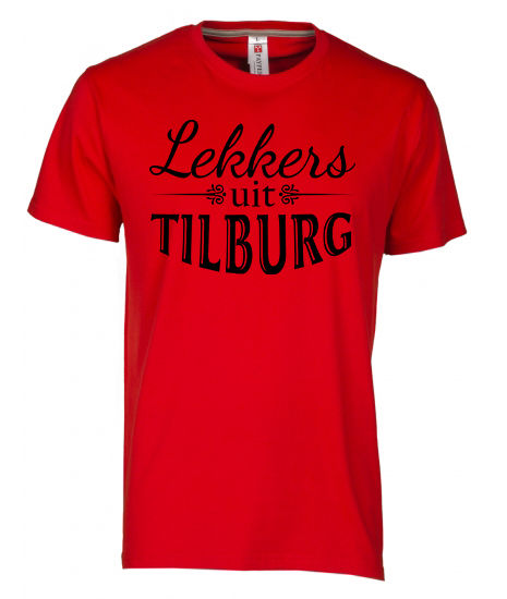 Thumbnail: T-shirt TILBURG Lekkers Zwart Heren