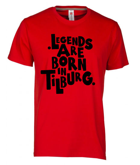 Thumbnail: T-shirt TILBURG Legends Zwart Heren