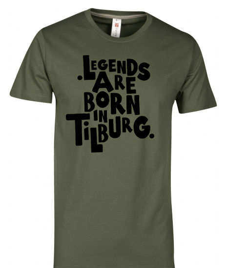 Thumbnail: T-shirt TILBURG Legends Zwart Heren