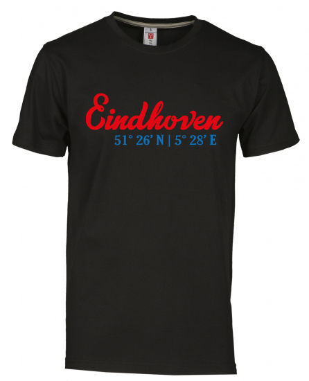 Heren_T-shirt_EINDHOVEN_CoÃ¶rdinaten_Mul