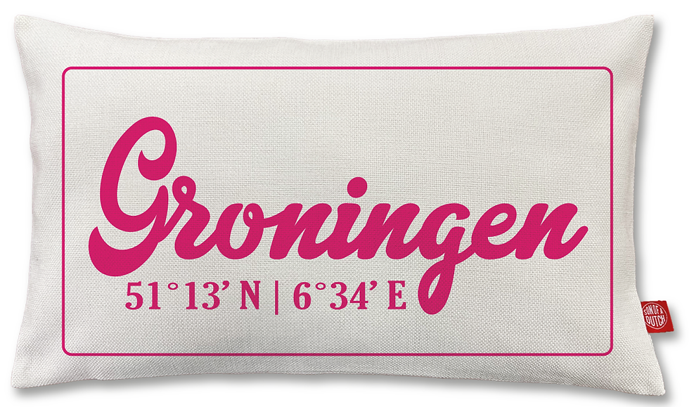GRONINGEN Kussen Fuchsia