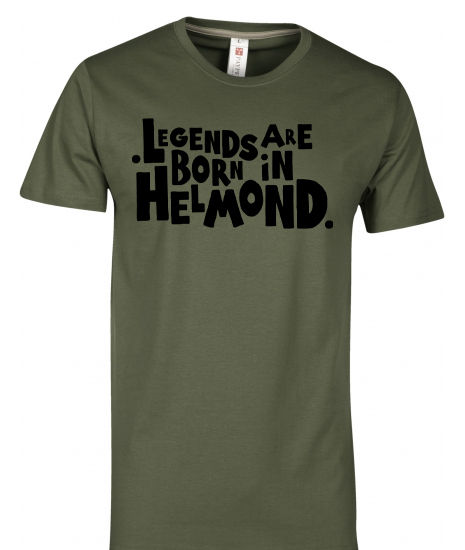 Thumbnail: T-shirt HELMOND Legends Zwart Heren