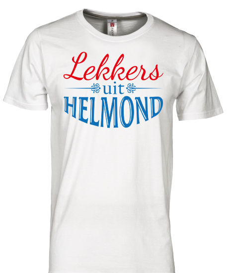 T-shirt HELMOND Lekkers Multi Heren