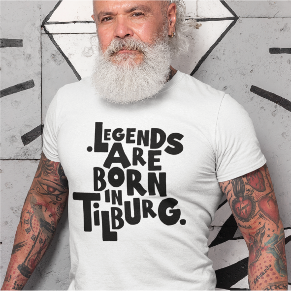 Thumbnail: T-shirt TILBURG Legends Zwart Heren