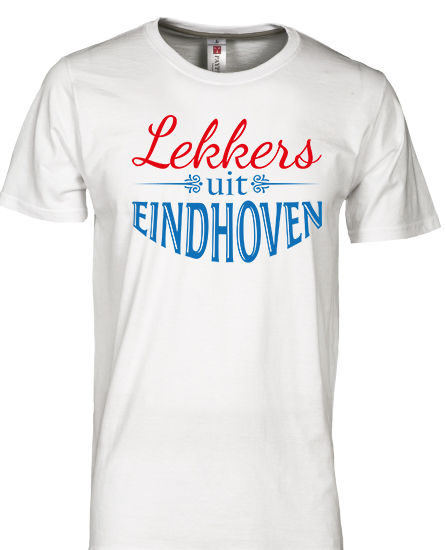 Heren T-shirt EINDHOVEN Lekkers Multi op