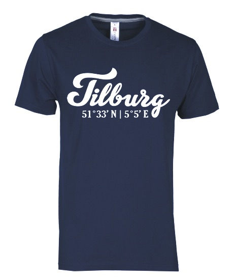 Thumbnail: T-shirt TILBURG coördinaten Wit Heren