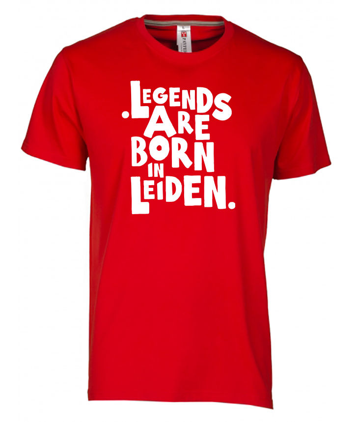 Thumbnail: T-shirt LEIDEN Legends Wit Heren