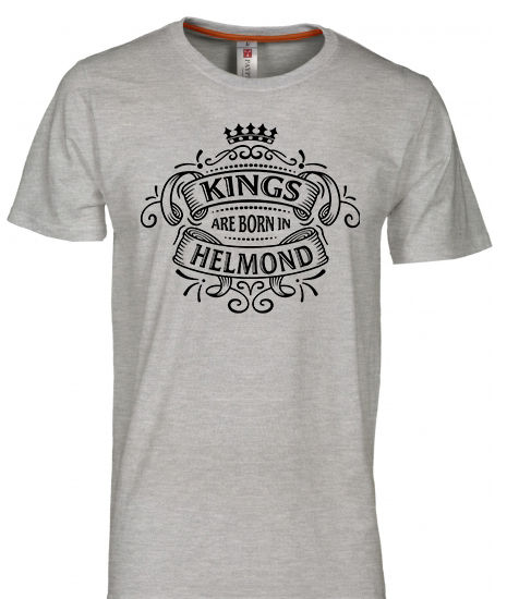 Thumbnail: T-shirt HELMOND Kings Zwart Heren