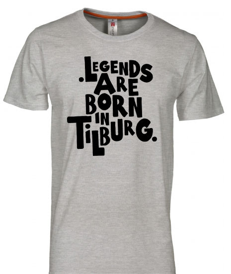 Thumbnail: T-shirt TILBURG Legends Zwart Heren