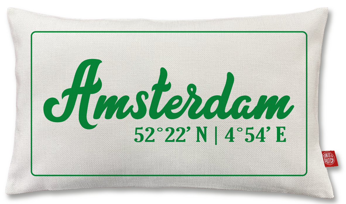 AMSTERDAM Kussen Groen