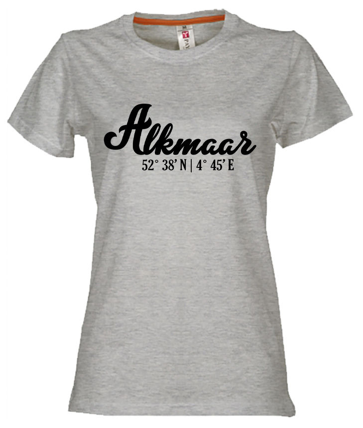 Thumbnail: T-shirt ALKMAAR Co Zwart Dames