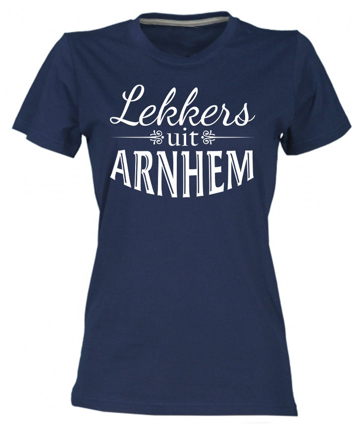 Thumbnail: T-shirt ARNHEM Lekkers Wit Dames