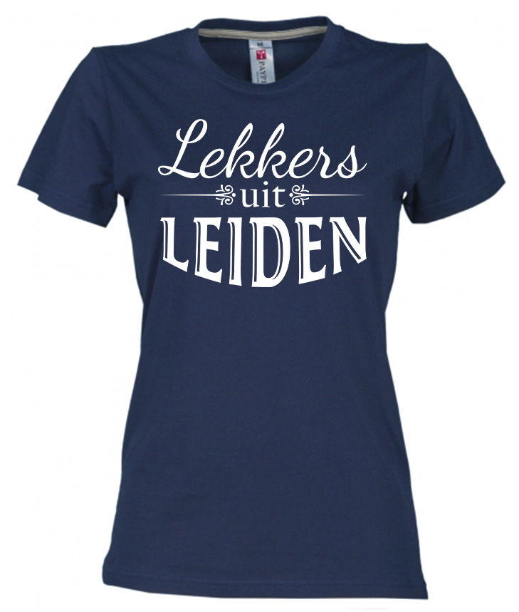 T-shirt LEIDEN Lekkers Wit Dames