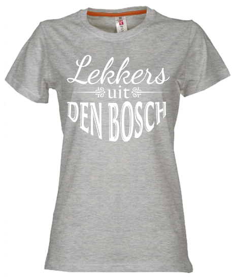 Thumbnail: T-shirt DEN BOSCH Lekkers Wit Dames
