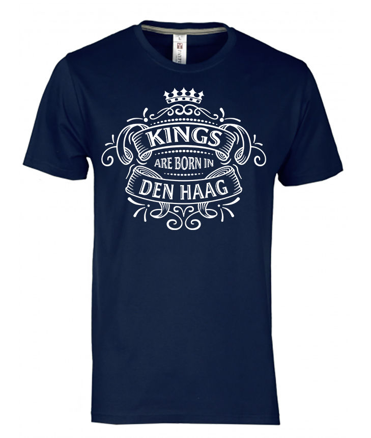 Thumbnail: T-shirt DEN HAAG Kings Wit Heren