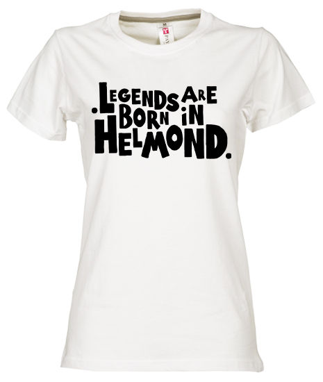 T-shirt HELMOND Legends Zwart Dames