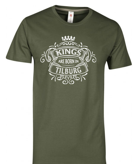 Thumbnail: T-shirt TILBURG Kings Wit Heren